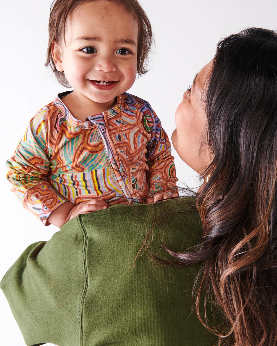 Ngayuku Ngura Organic Long Sleeve Romper