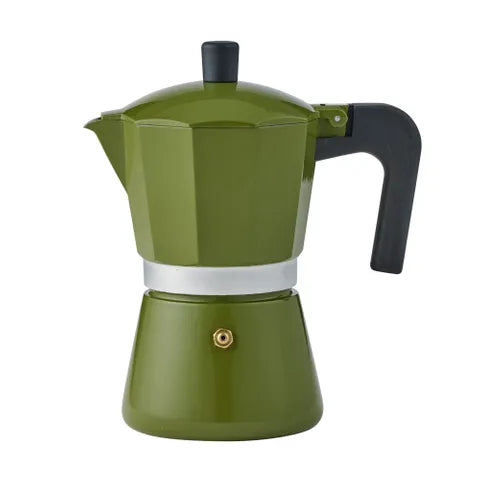 Nero Stovetop Espresso Maker 6 Cup Olive