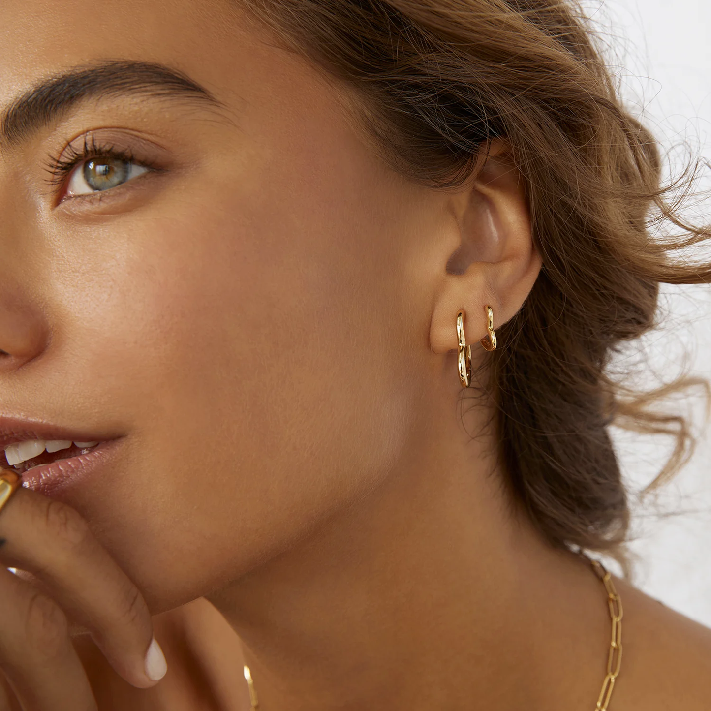 Sweetheart Gold Earrings