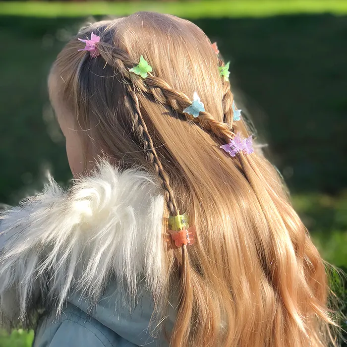 Mini Butterfly Clips - Set of 10