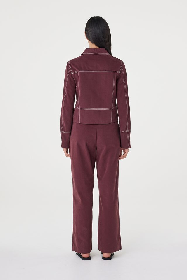 Benny Jacket - Merlot