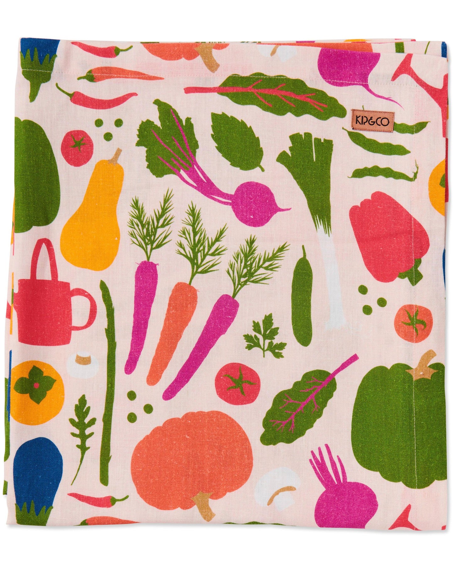 Kip & Co x Stephanie Alexander - Stephanie's Harvest Rectangular Linen Tablecloth One Size