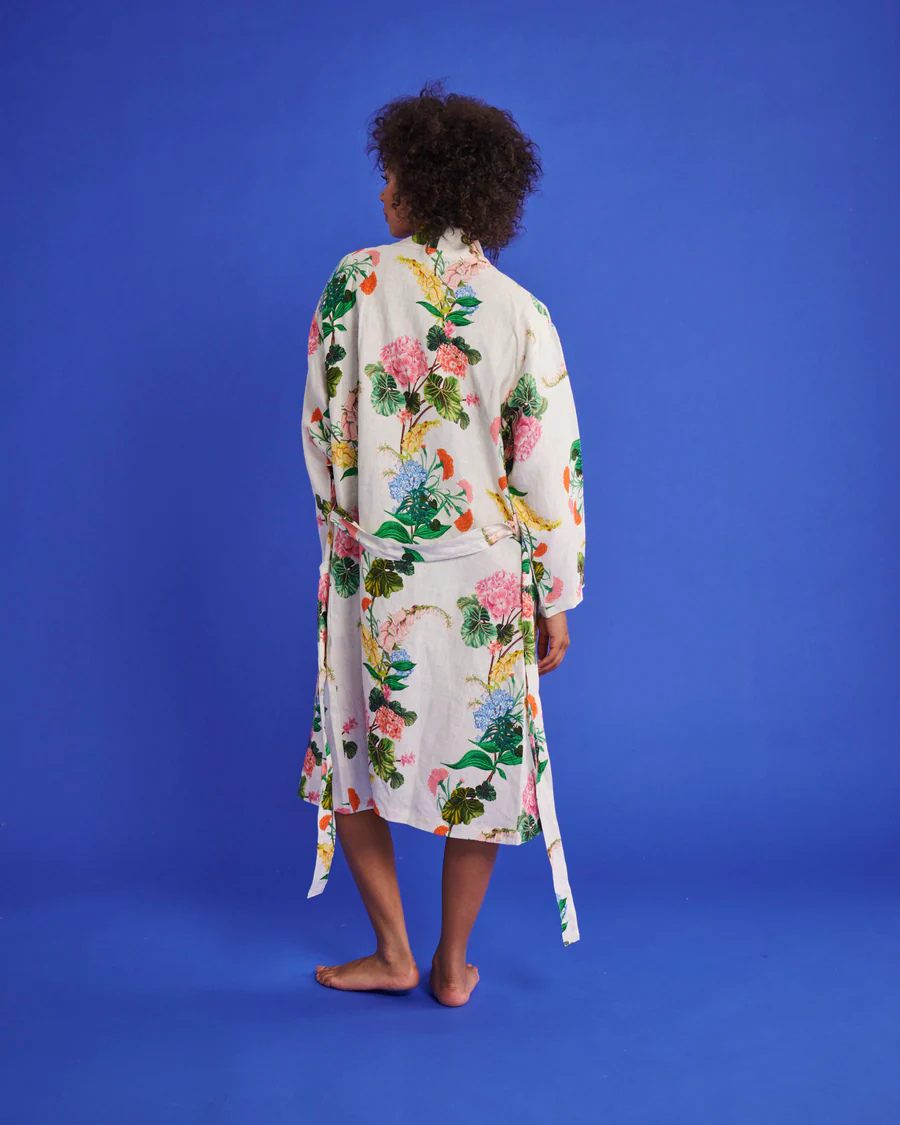 Linen Robe - Bouquet Beauty