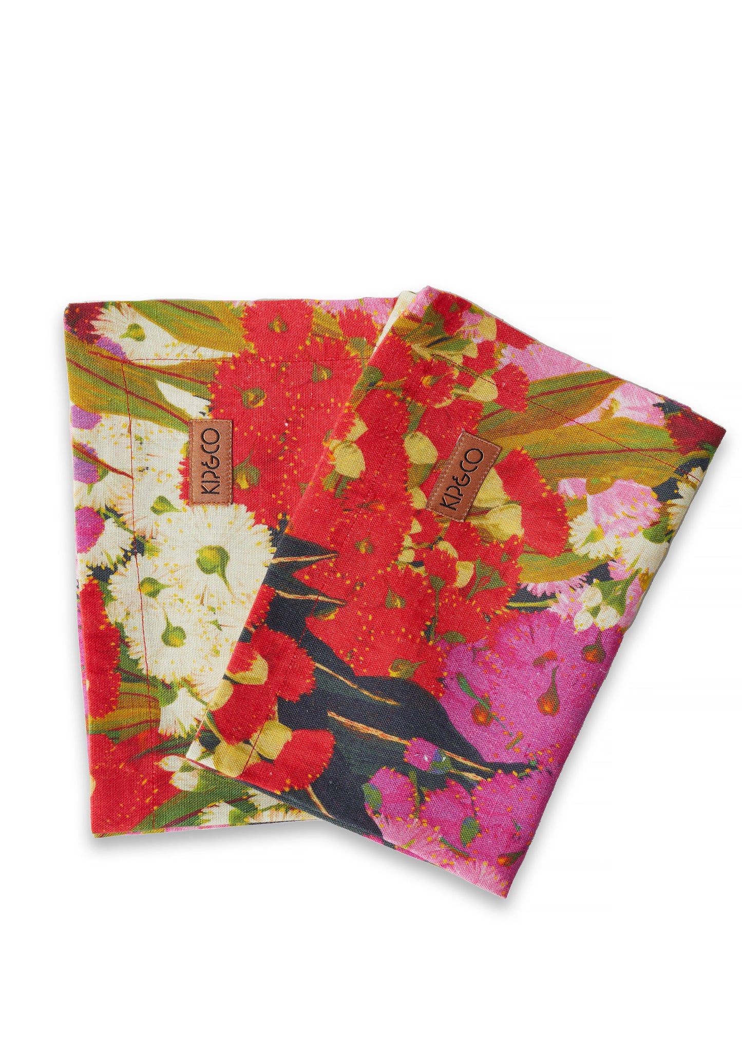 Australian Bush Blossom Christmas Linen 4P Napkin Set
