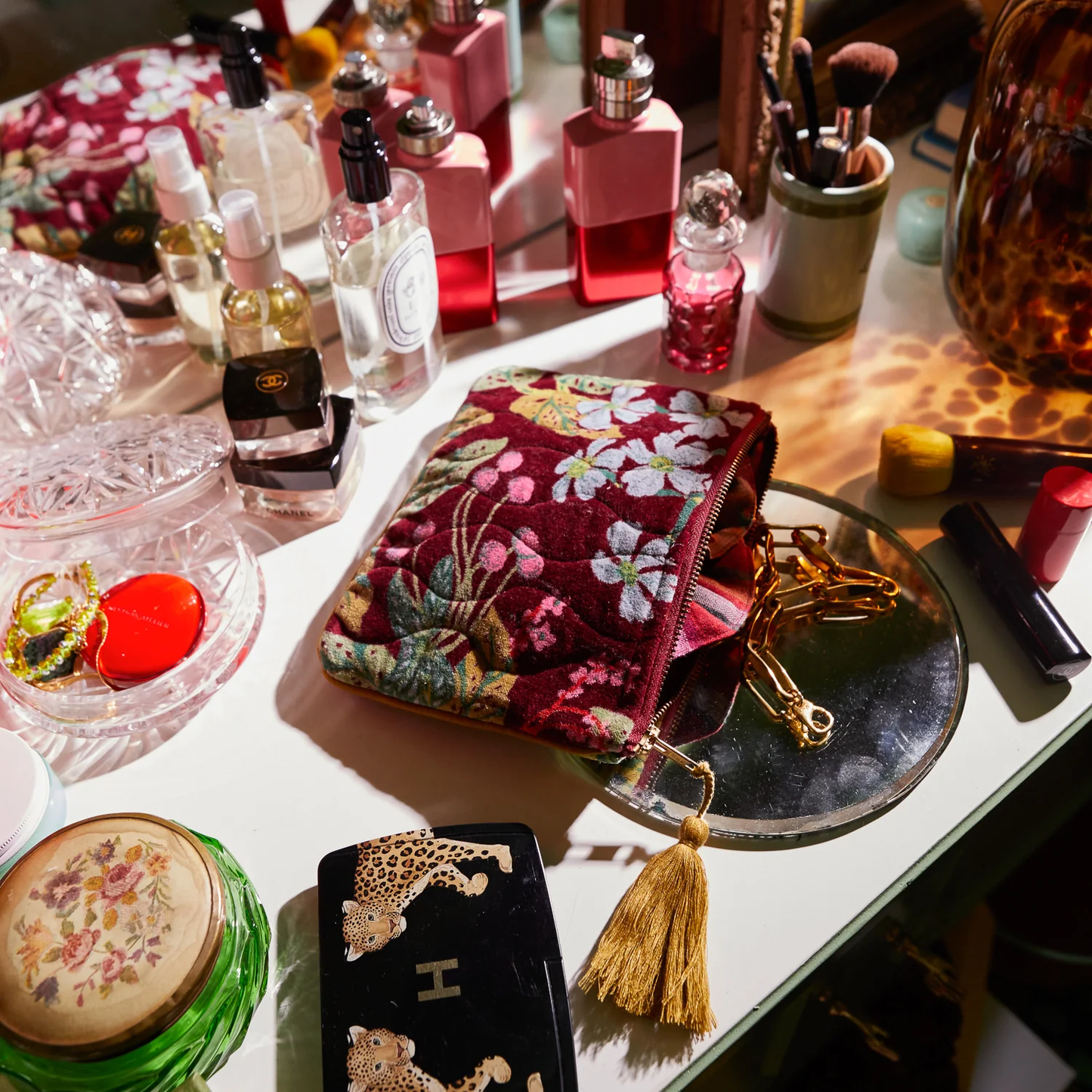 Genevieve Velvet Pouch