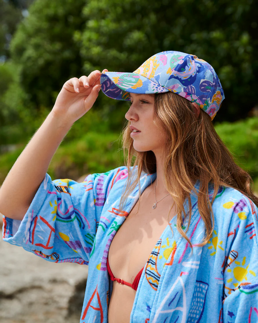 Kip & Co X Ken Done - Reef Garden Peak Cap
