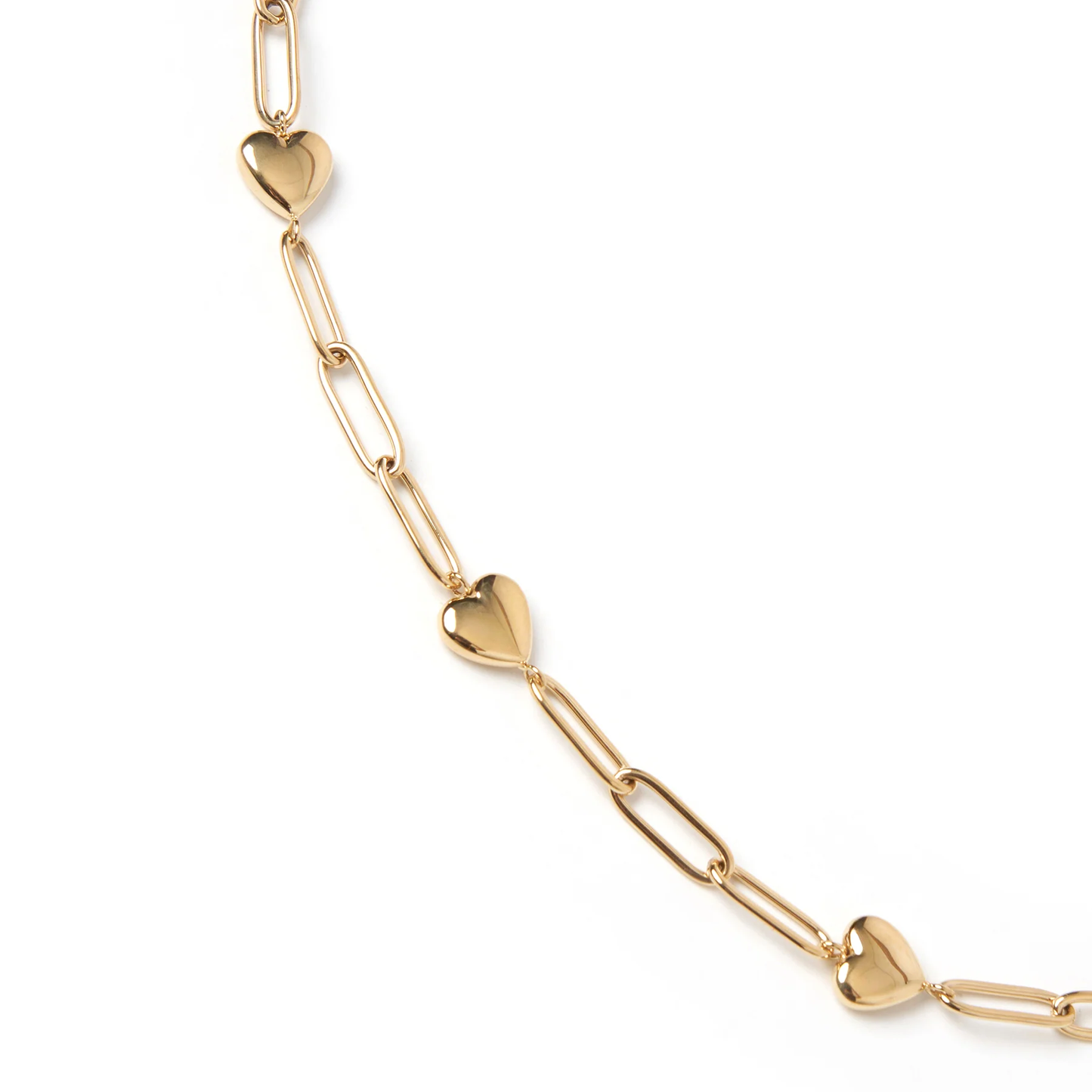 Lev Heart Gold Necklace