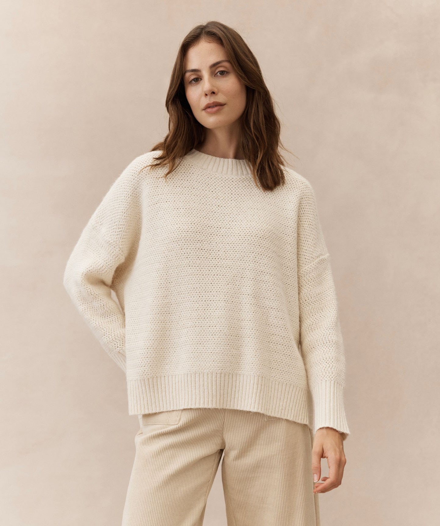 Sam Knitted Jumper - Cream