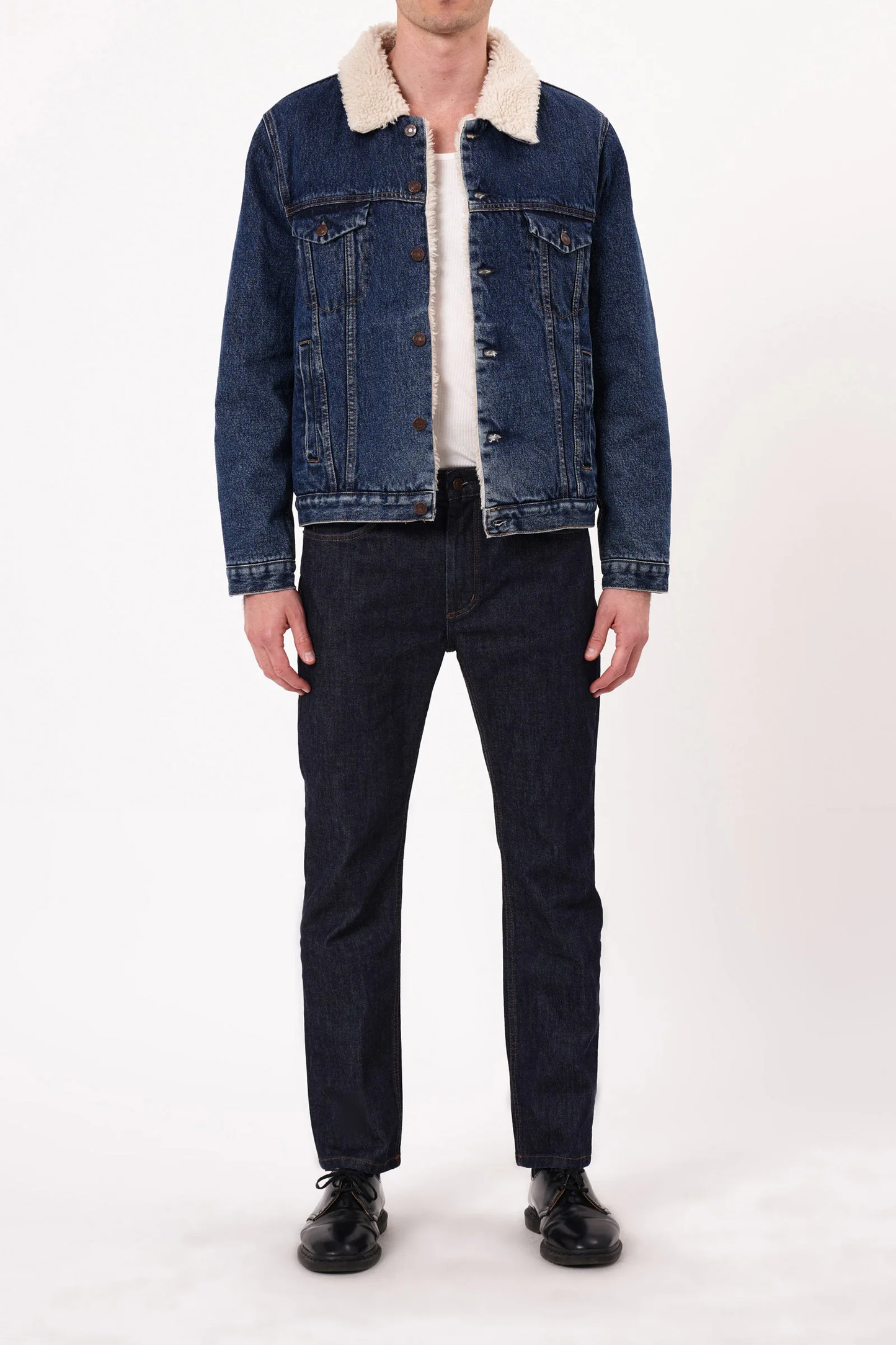 Denim Sherpa Sunset - Dark Indigo