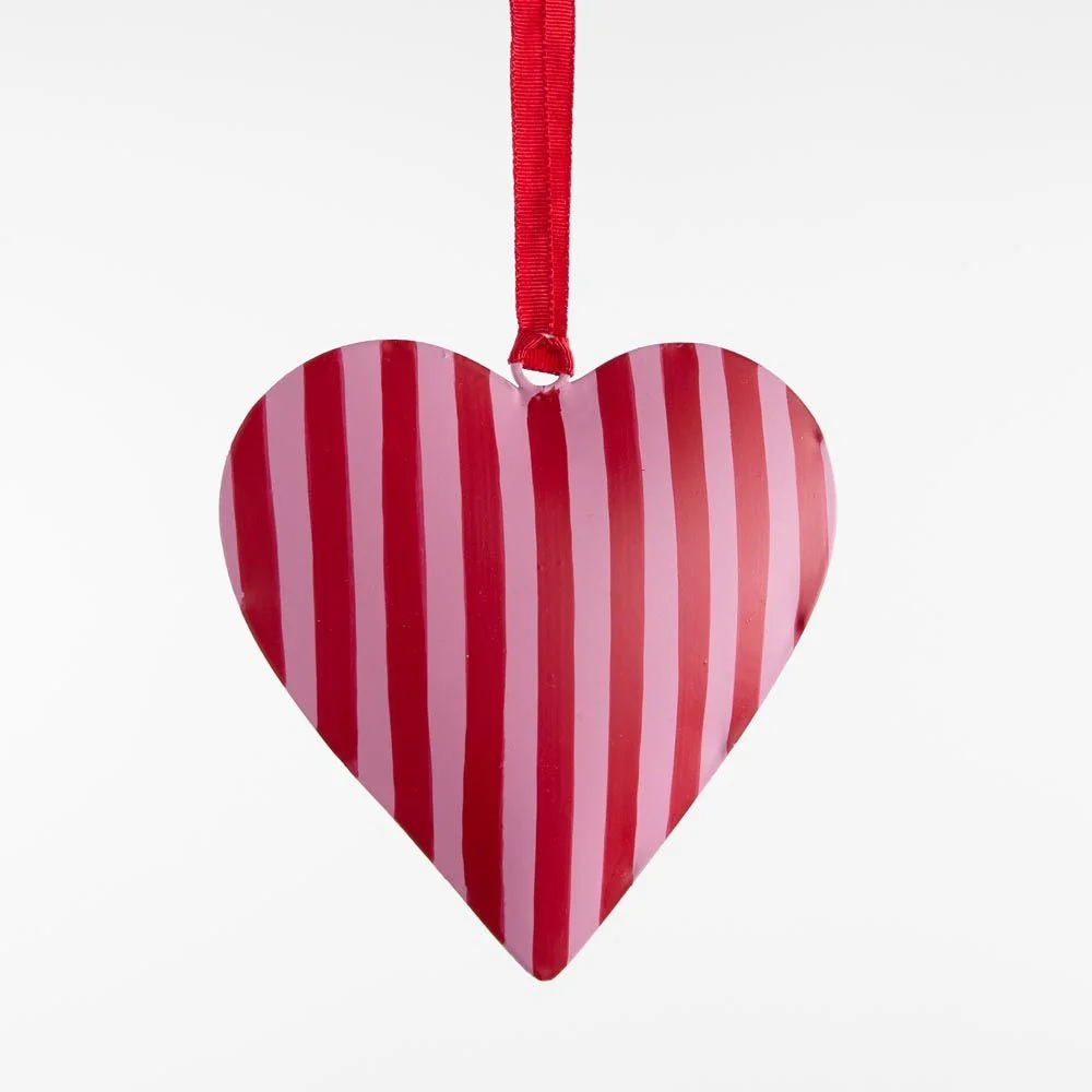La Dolce Vita Heart Christmas Decoration - Red