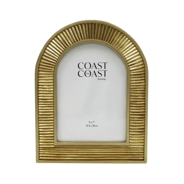 Rambla Resin Frame 5 x 7" - Gold