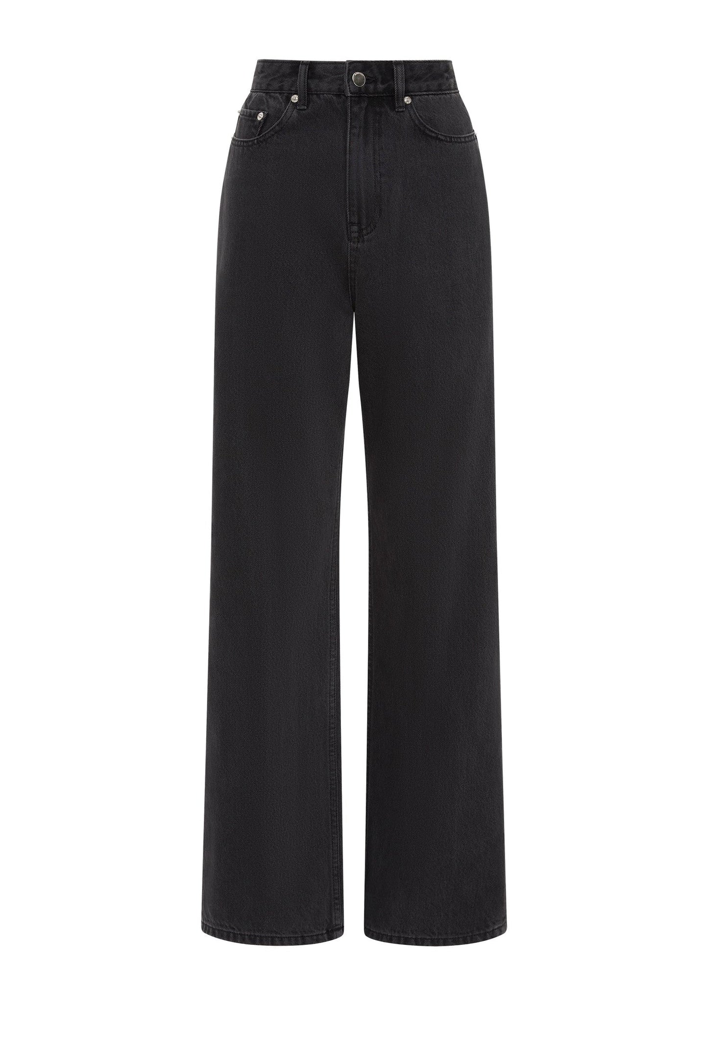 Organic Relaxed Leg Jean - Vintage Black