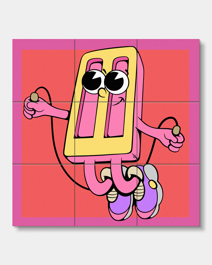 Wooden Block Puzzle - Cool Dudes
