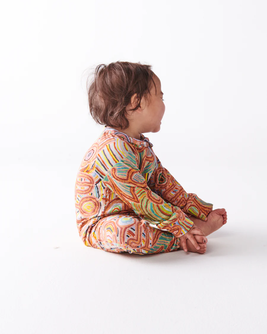 Ngayuku Ngura Organic Long Sleeve Romper