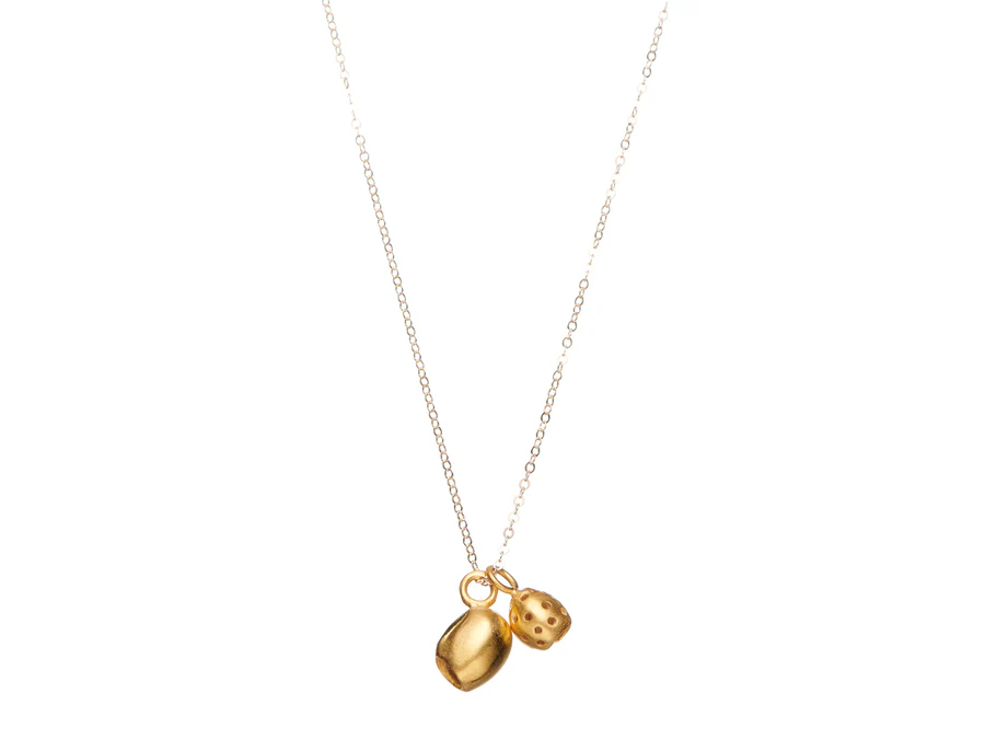 Contemporary Bell Necklace - Gold
