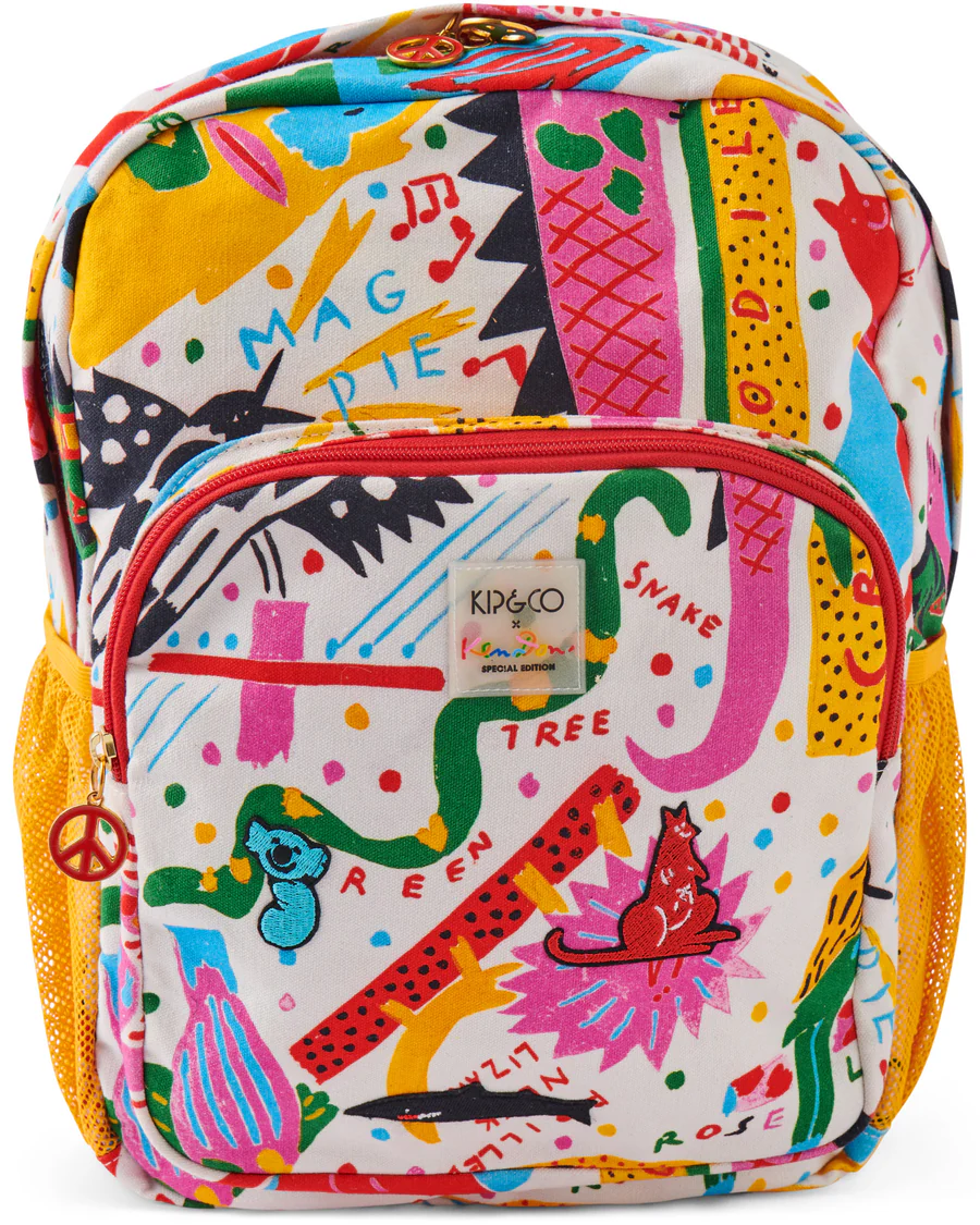 Kip & Co X Ken Done Critter Party Backpack