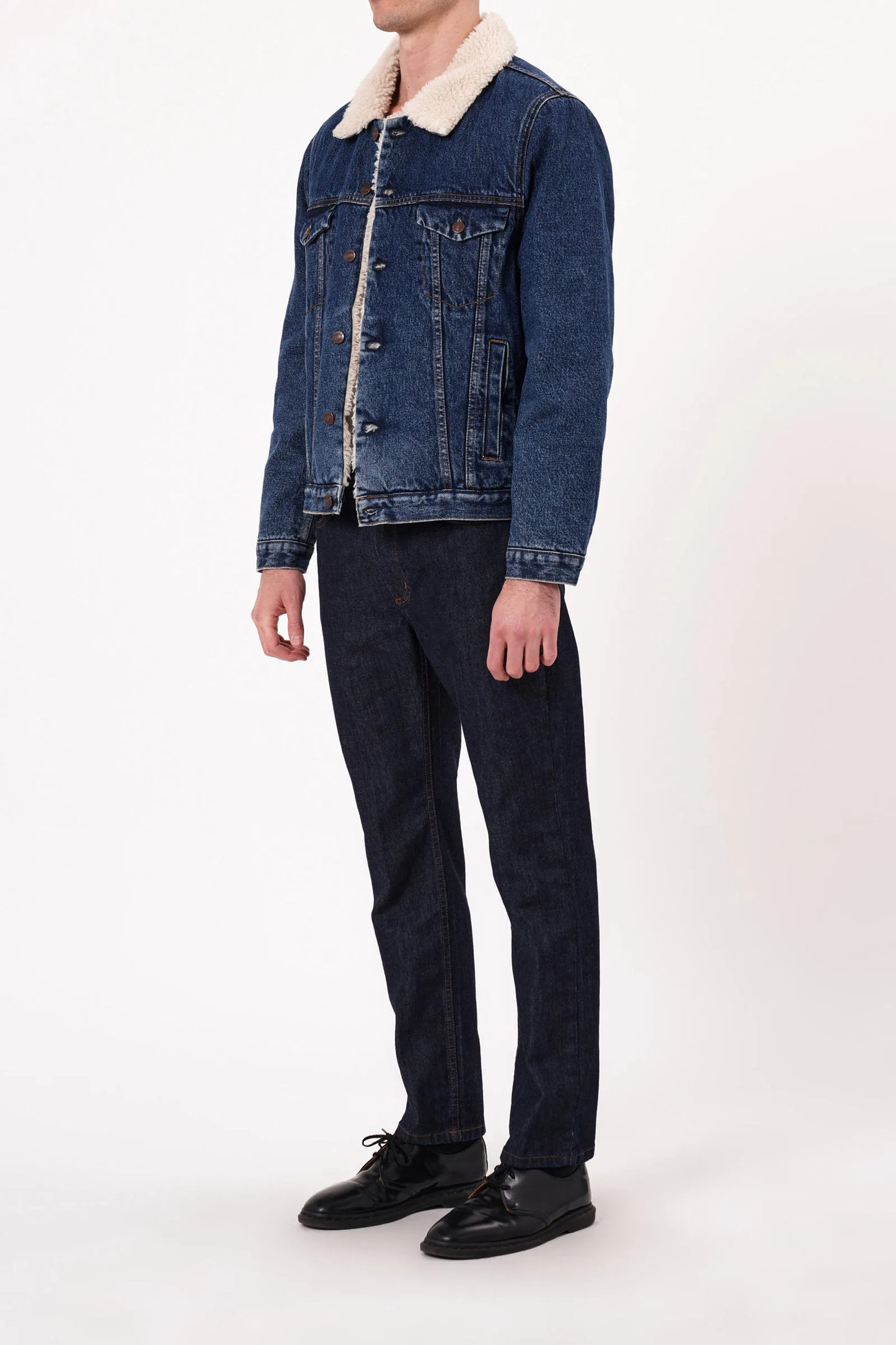 Denim Sherpa Sunset - Dark Indigo