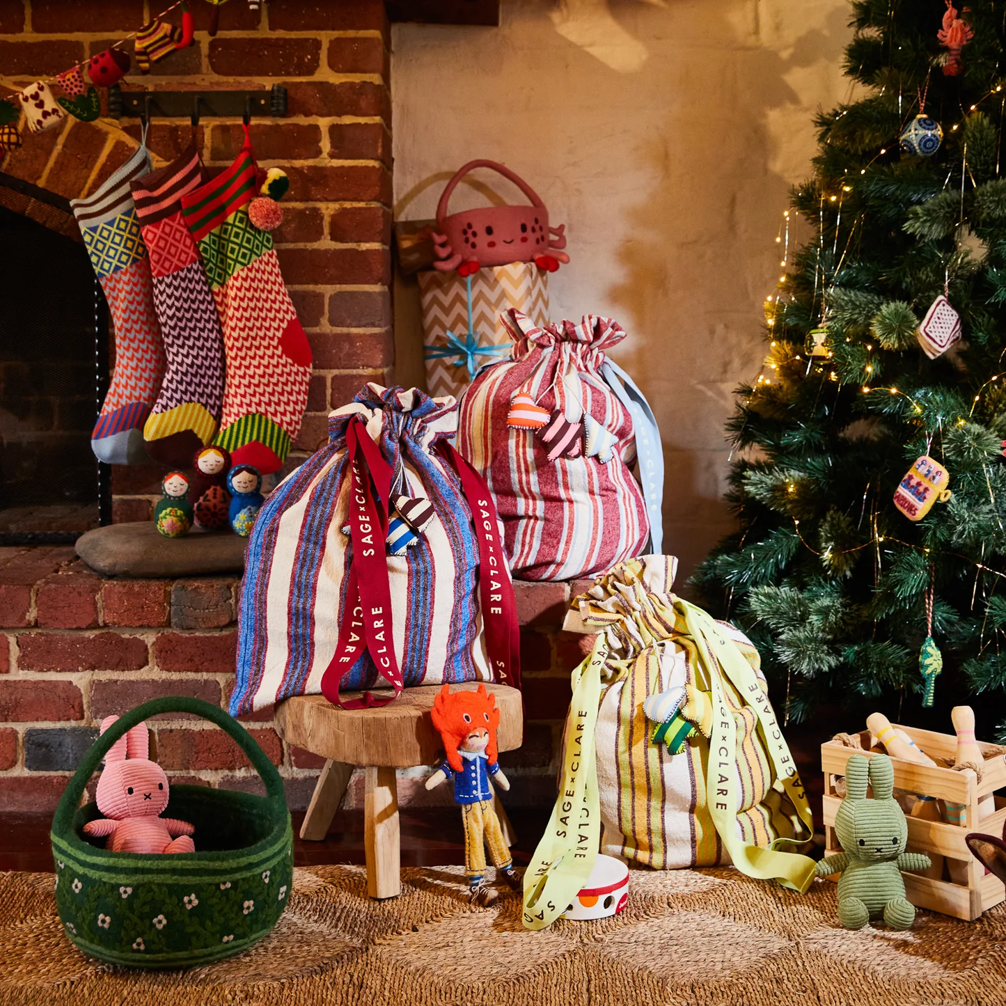 Selene Santa Sack - Azure