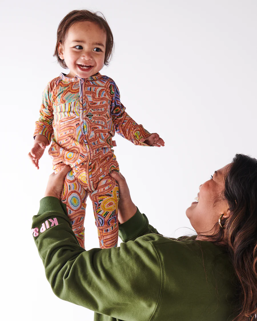 Ngayuku Ngura Organic Long Sleeve Romper