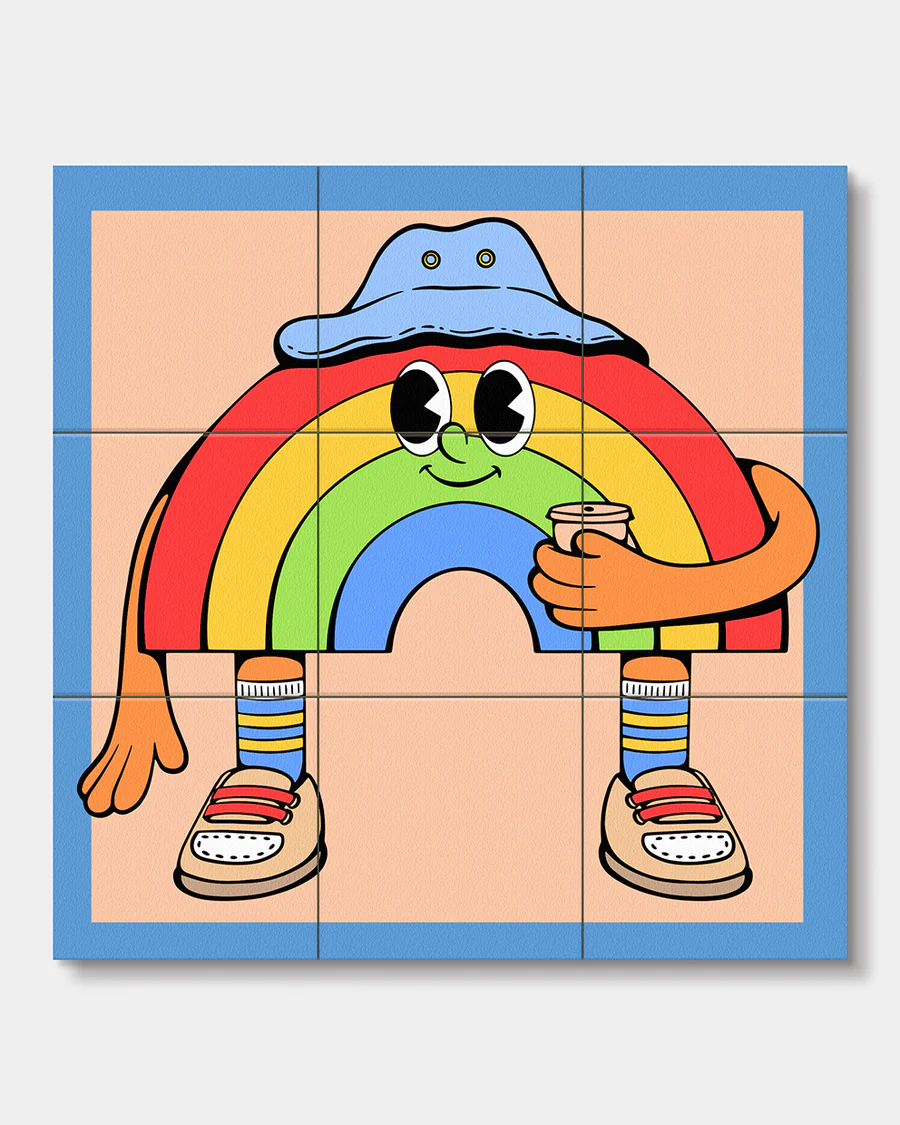 Wooden Block Puzzle - Cool Dudes