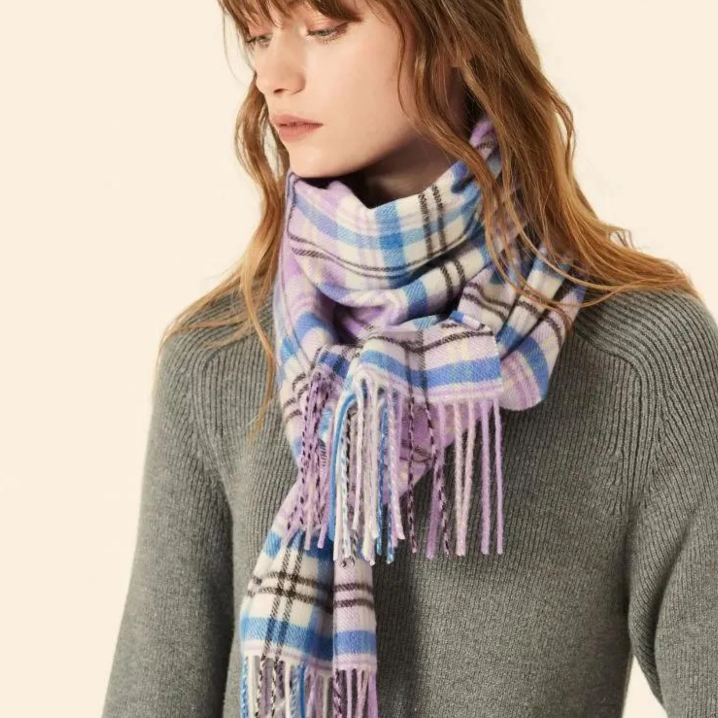 100% Wool Scarf - Various Colours