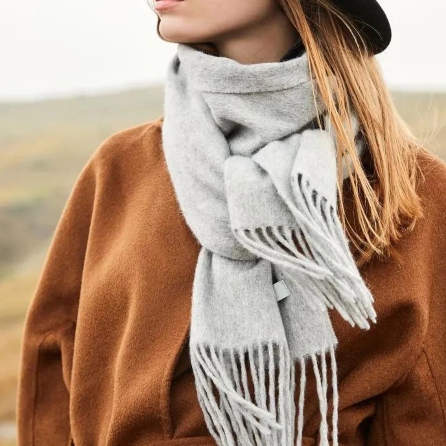 100% Wool Scarf - Various Colours