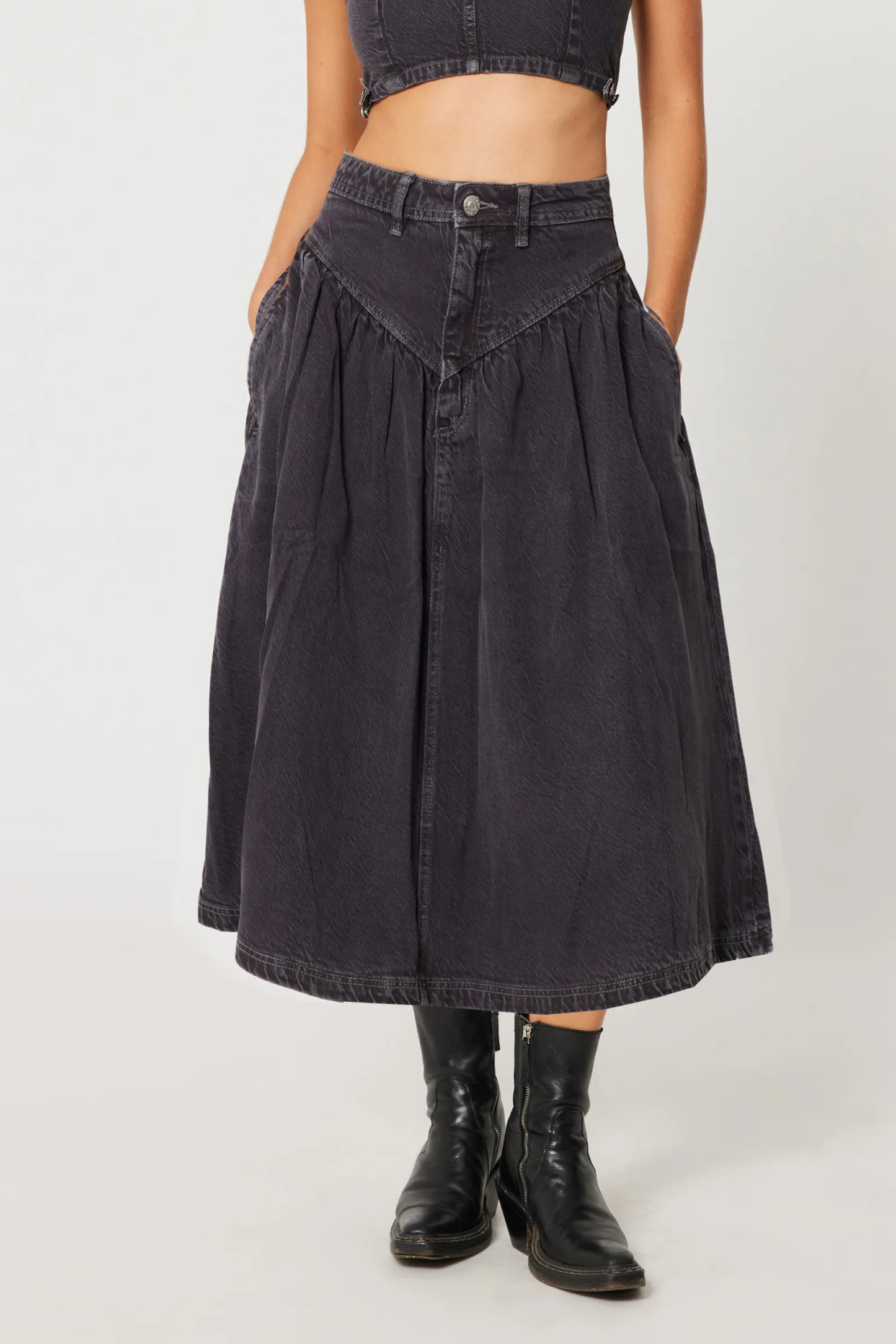 Leonie Skirt - Vintage Black