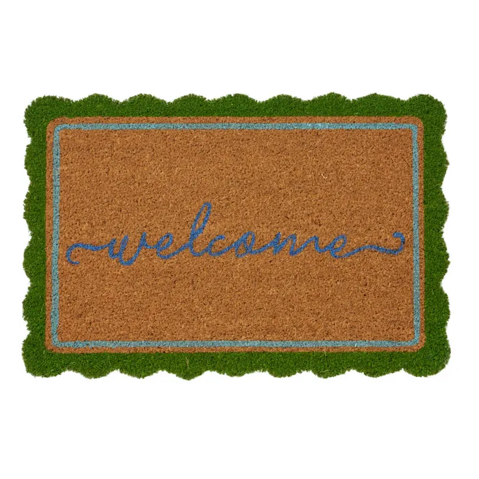 Wiggly Welcome PVC Back Coir Mat
