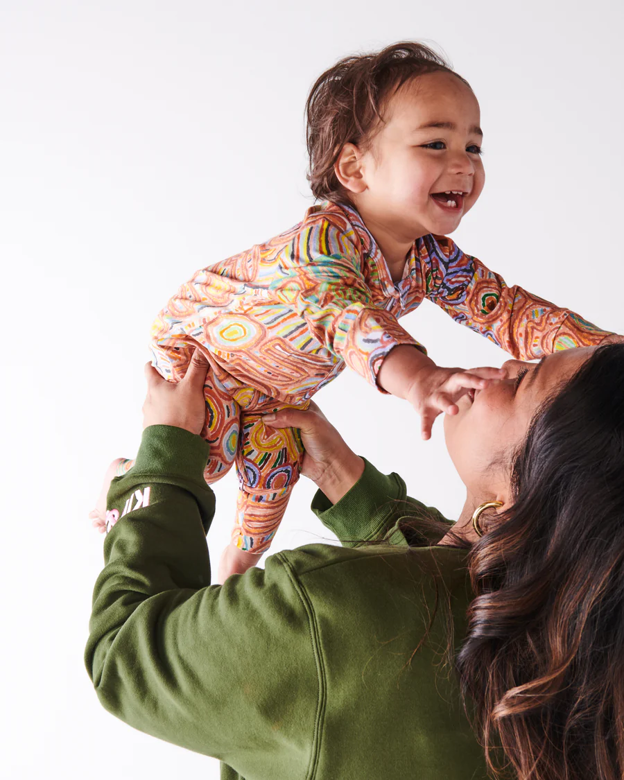 Ngayuku Ngura Organic Long Sleeve Romper