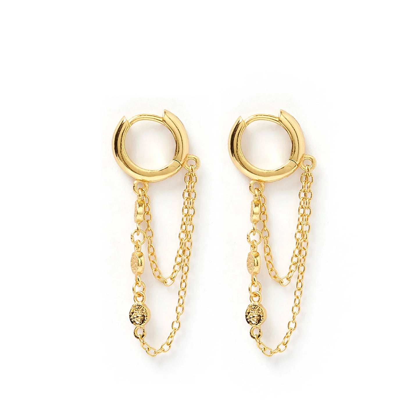 Paloma Gold Huggie Earrings