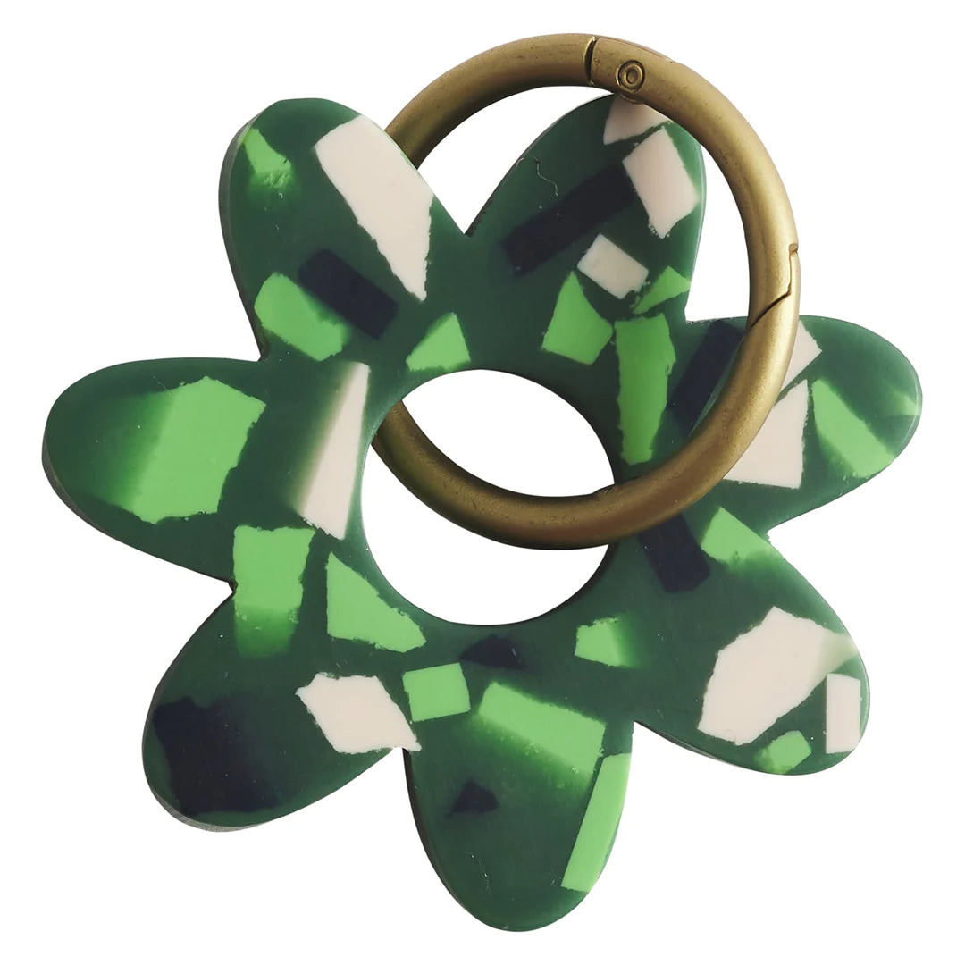 Whitney Keyring - Pine Terrazzo