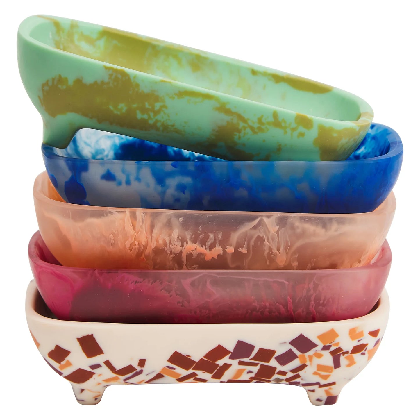Daja Soap Dish - Nougat Terrazzo