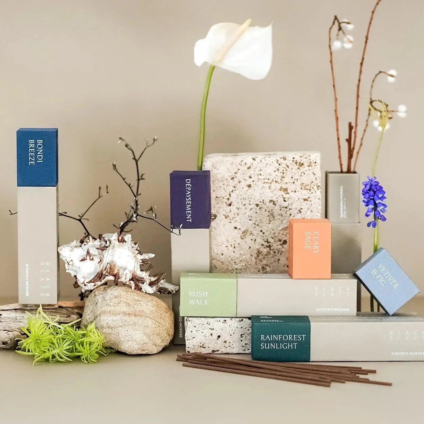 Scented Incense - Vetiver & Fig