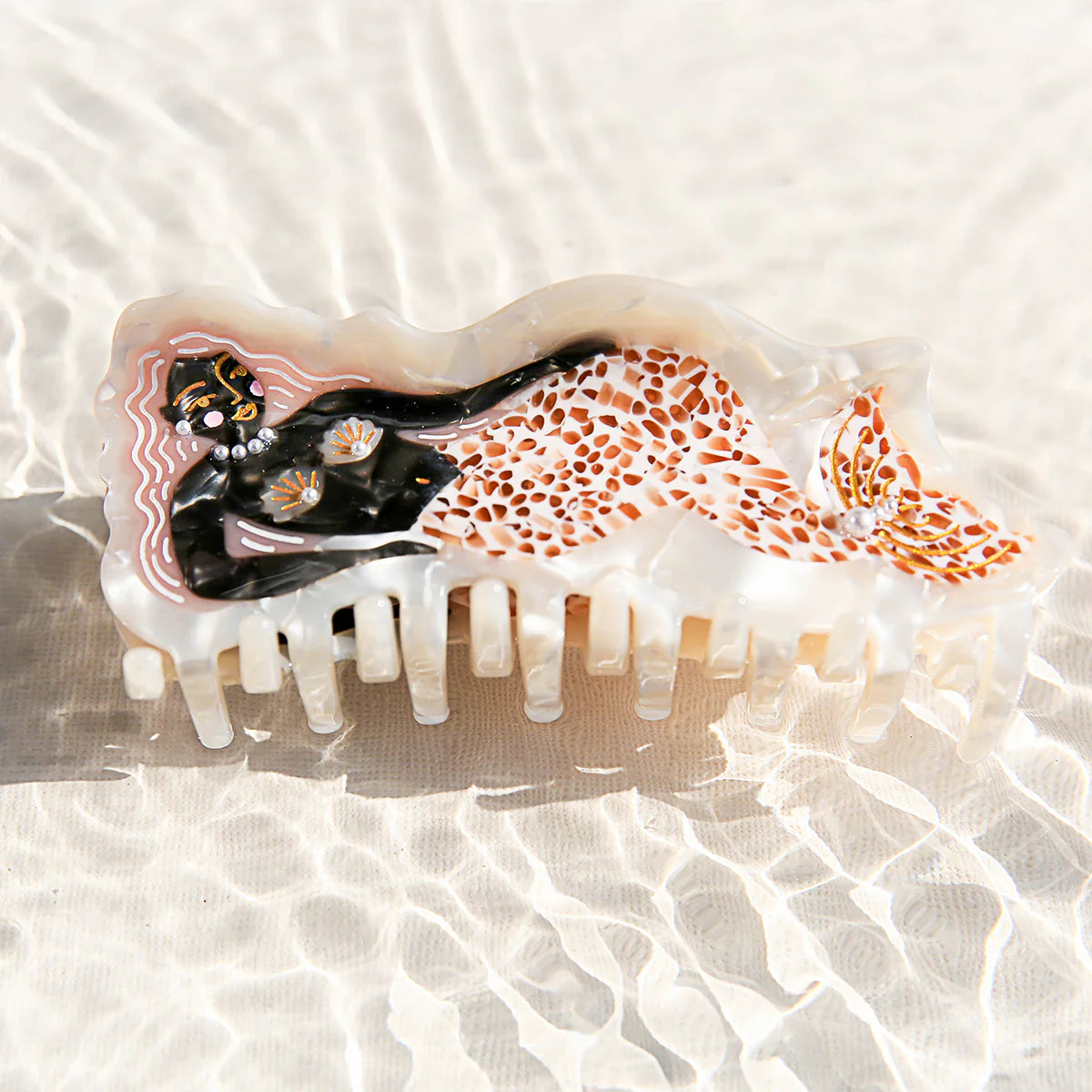 Adella Mermaid Hair Claw Clip