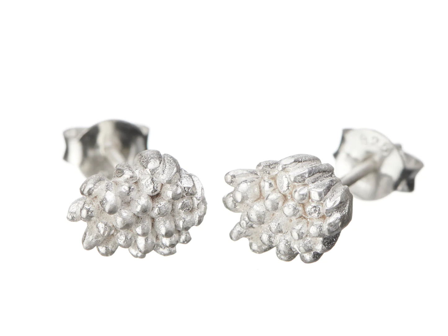 Flora Bud Studs - Silver