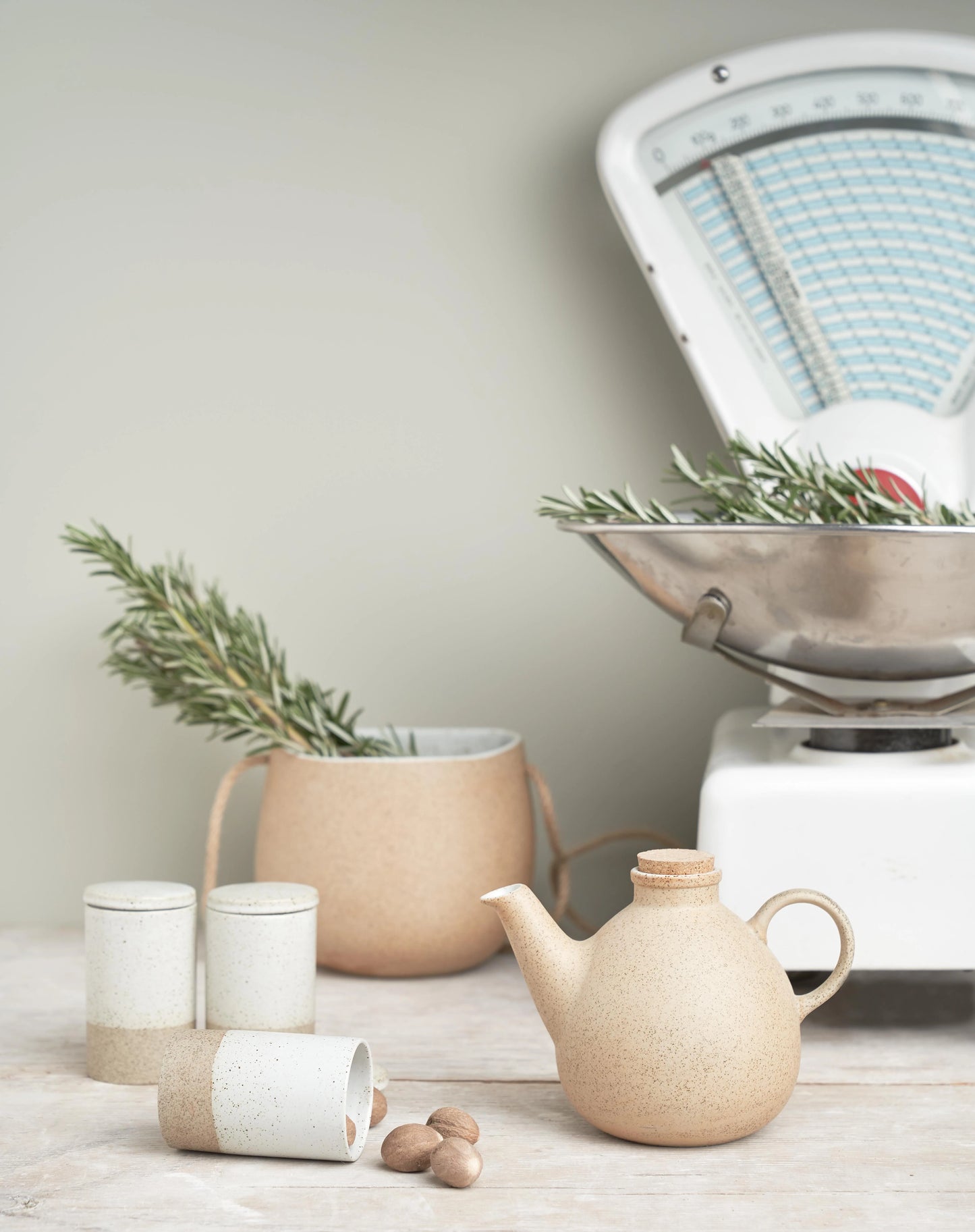 Spice Jars Set Of 3 - White Garden To Table