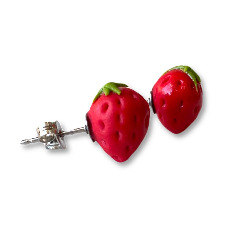 Strawberry Drop Earrings