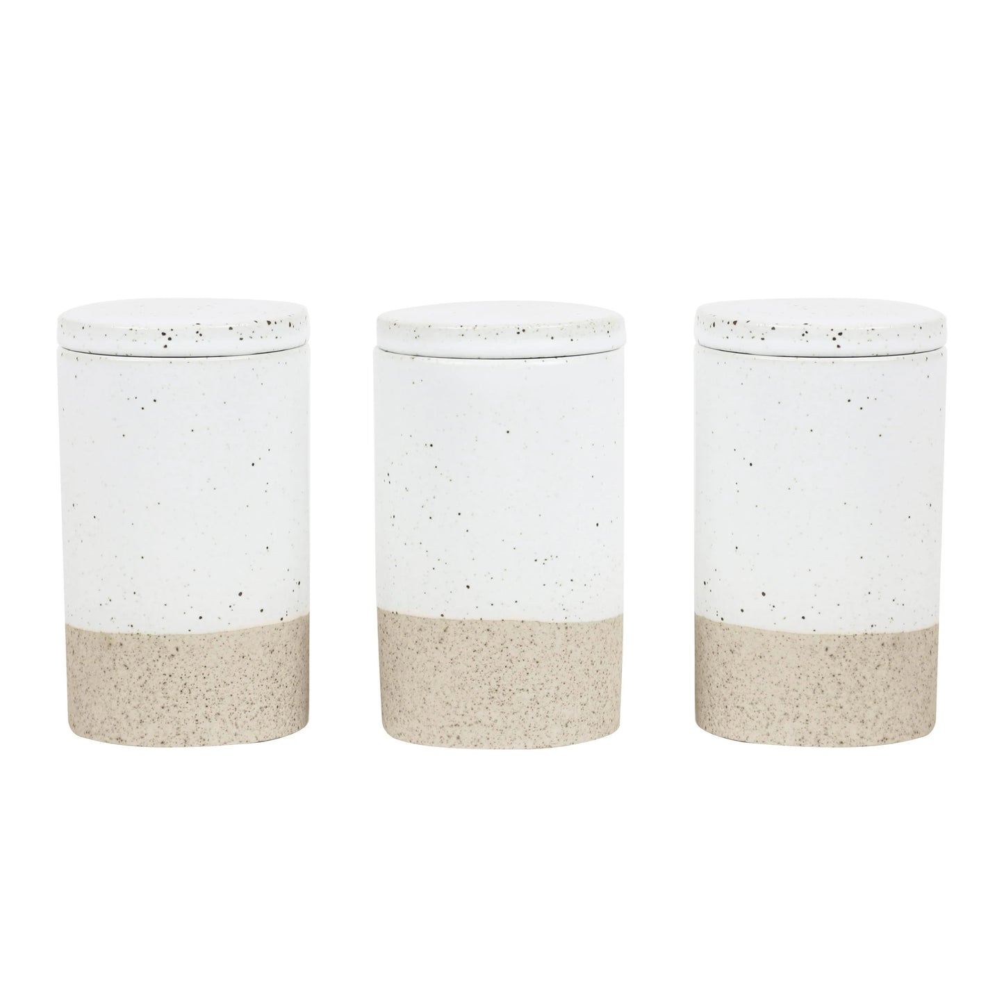 Spice Jars Set Of 3 - White Garden To Table