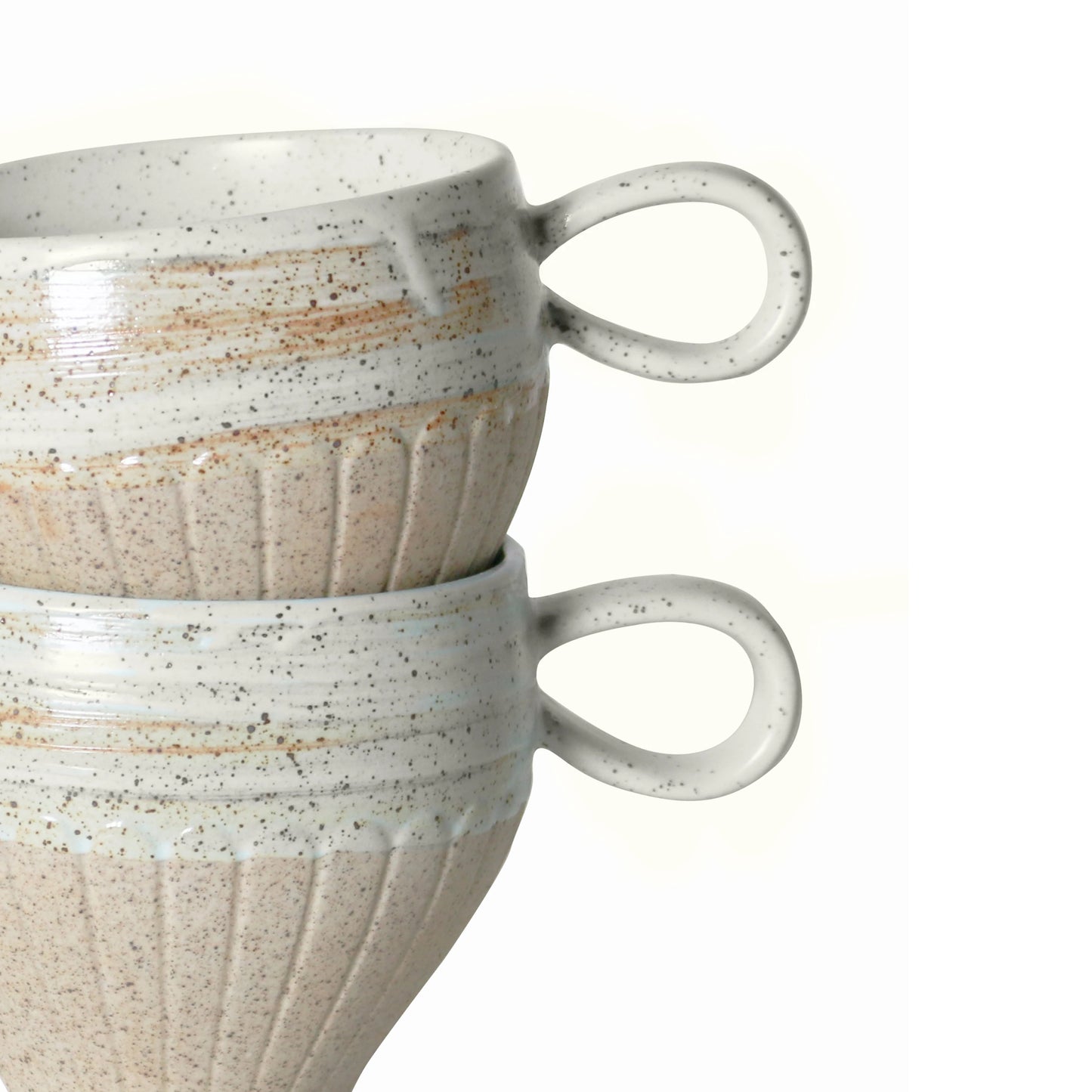 2 Pack - Mugs in White Ceylon
