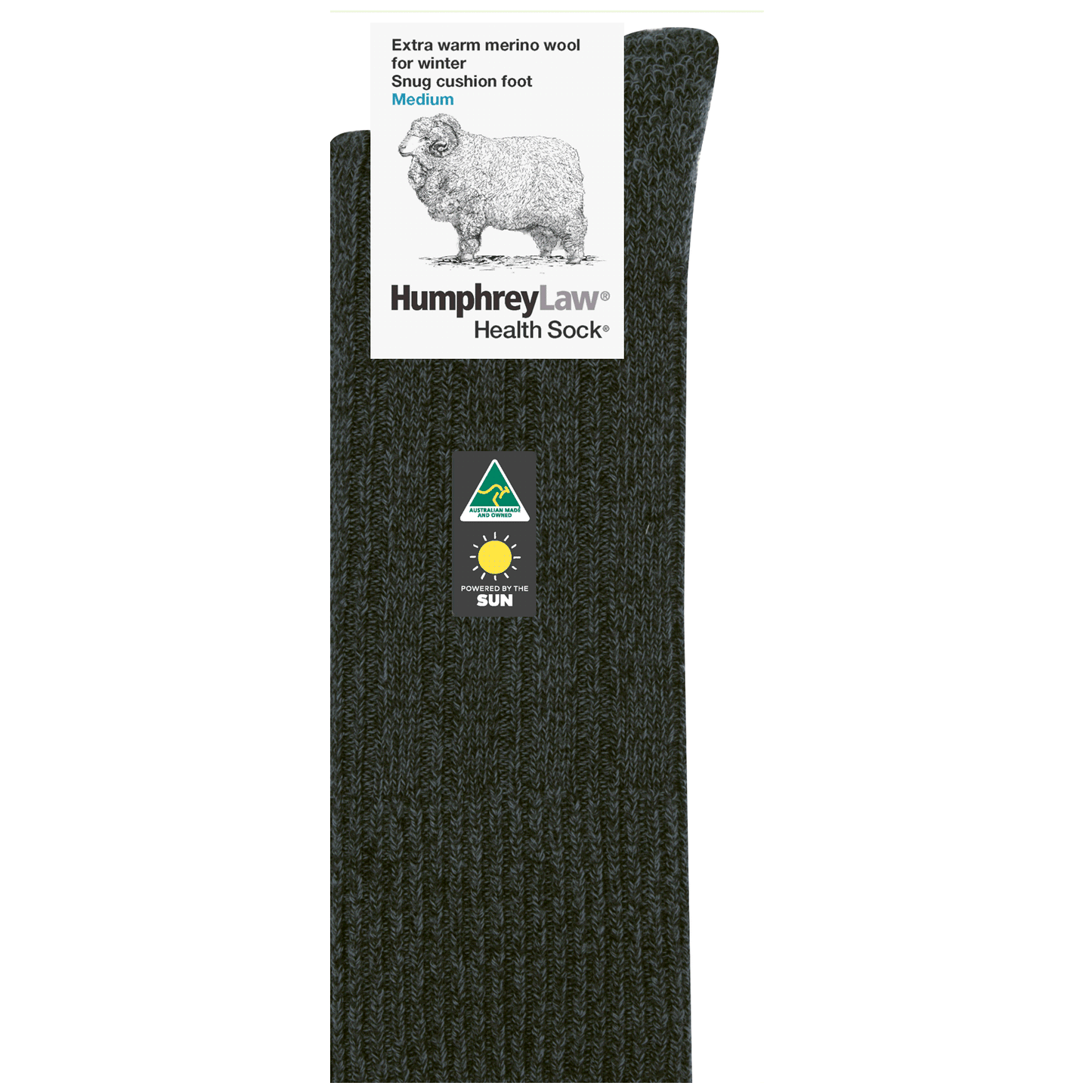 Extra Warm Thick 90% Fine Merino Wool Winter Health Sock® - Unisex, Various Colours