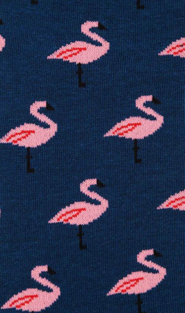 Blue Island Flamingo Socks