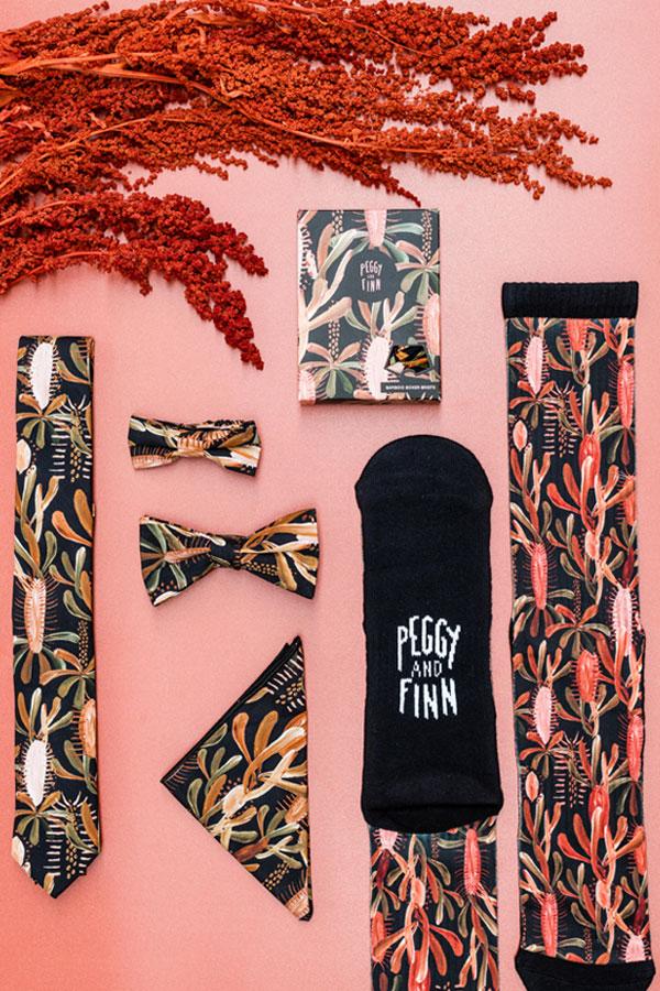 SOCKS - Grass Tree Black