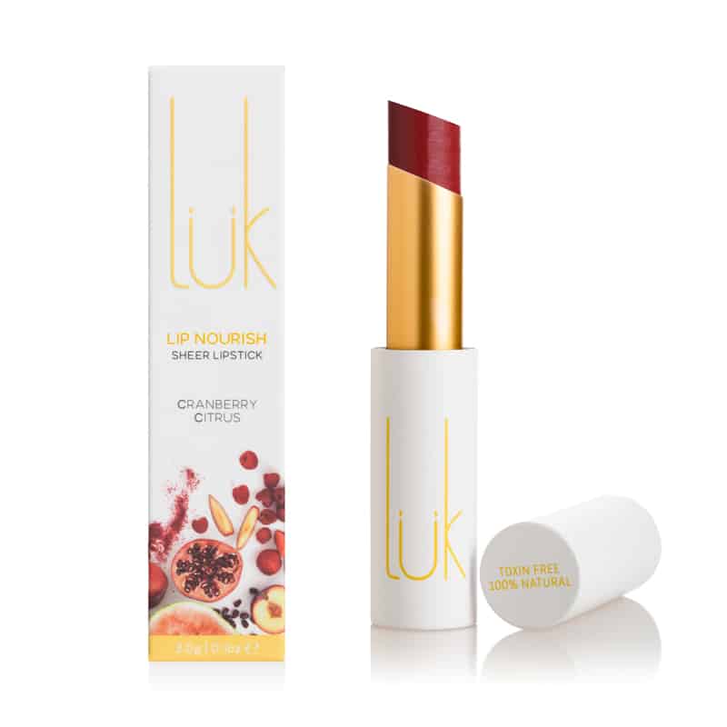 Lip Nourish Natural Lipstick - Cranberry Citrus