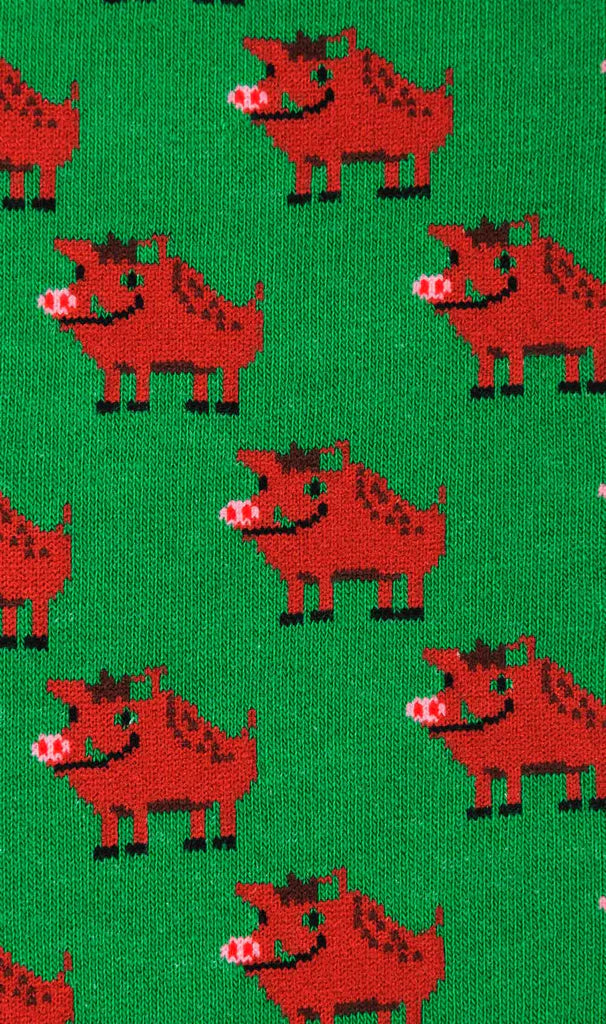 Green Warthog Socks
