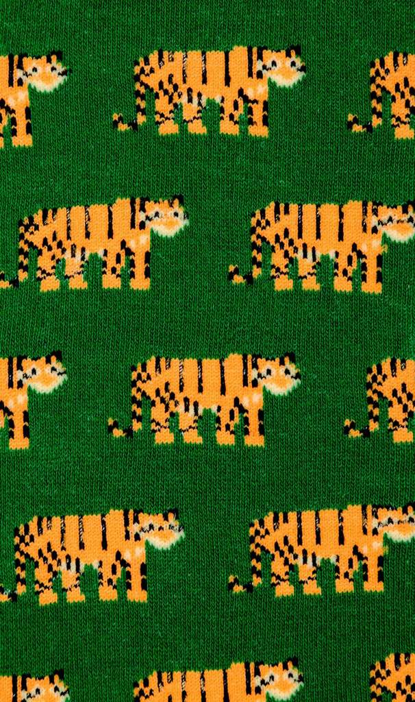 Hunting Tiger Green Socks