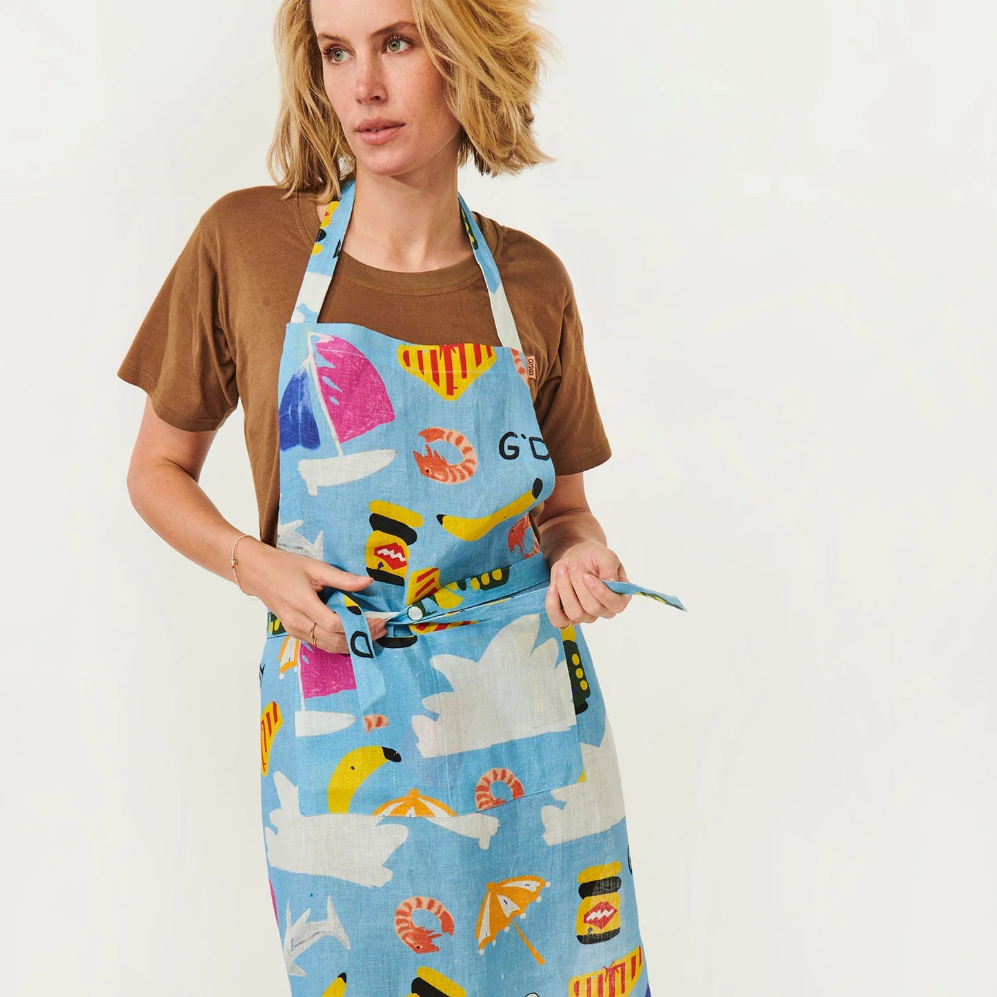 Aussie Icons Linen Apron