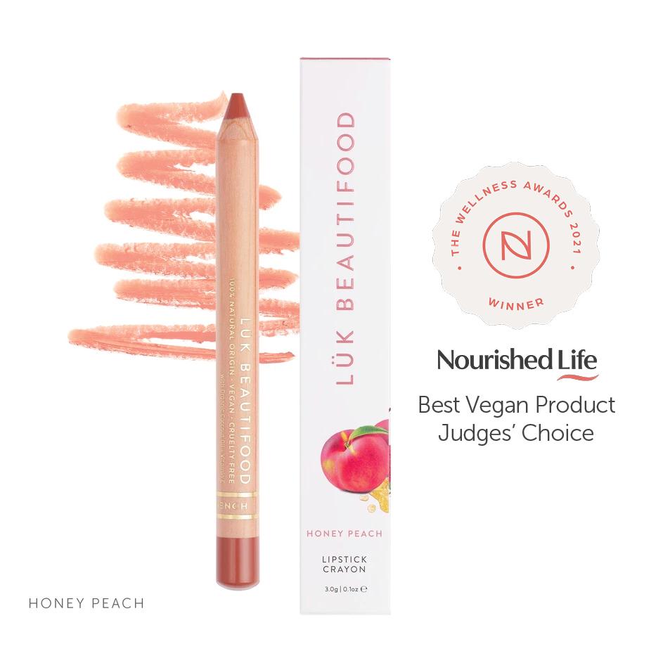 Natural Lipstick Crayon - Honey Peach