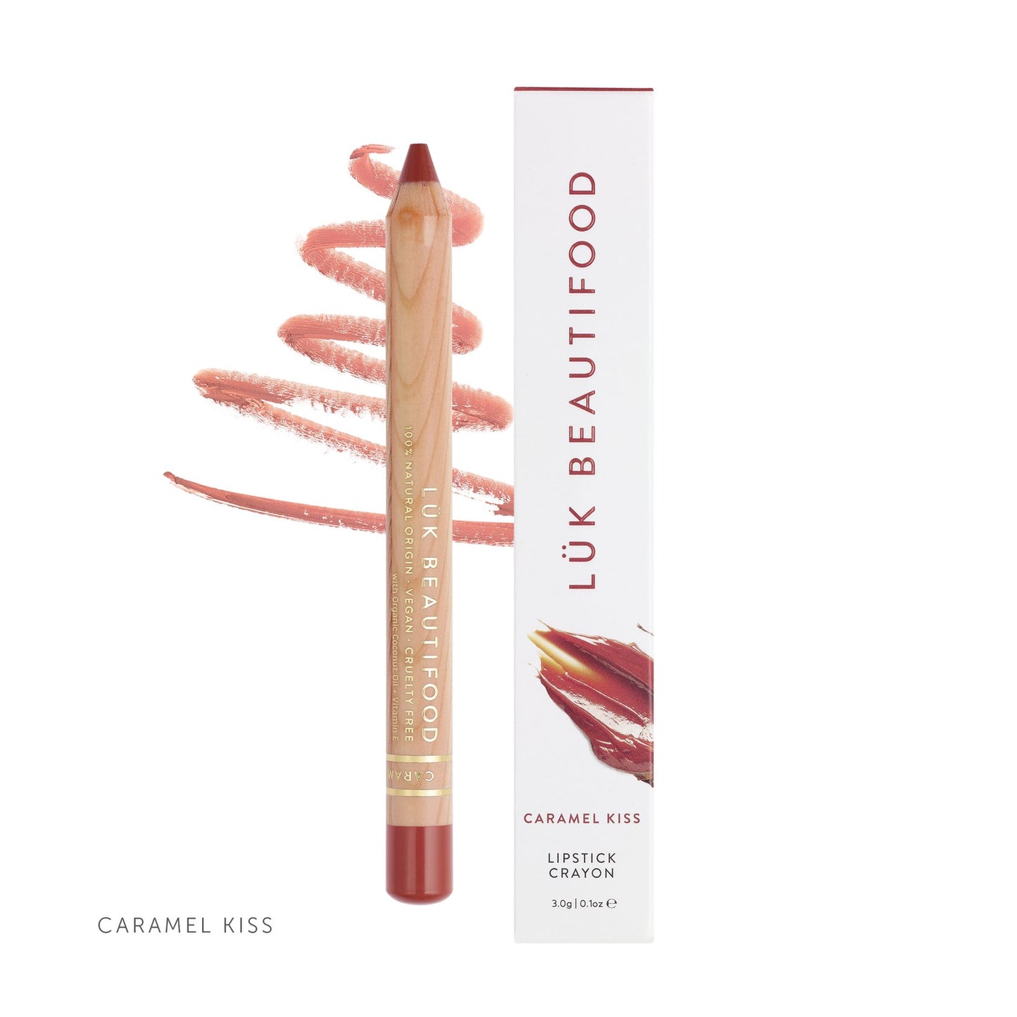 Natural Lipstick Crayon - Caramel Kiss