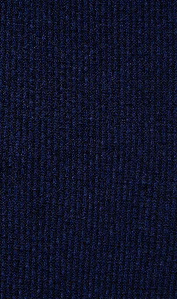 Navy Blue Textured Socks