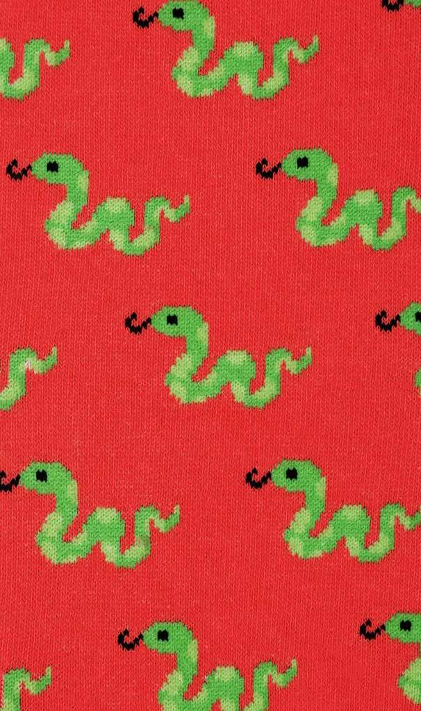 Snake In The Grass Lava Socks